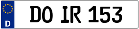 Truck License Plate